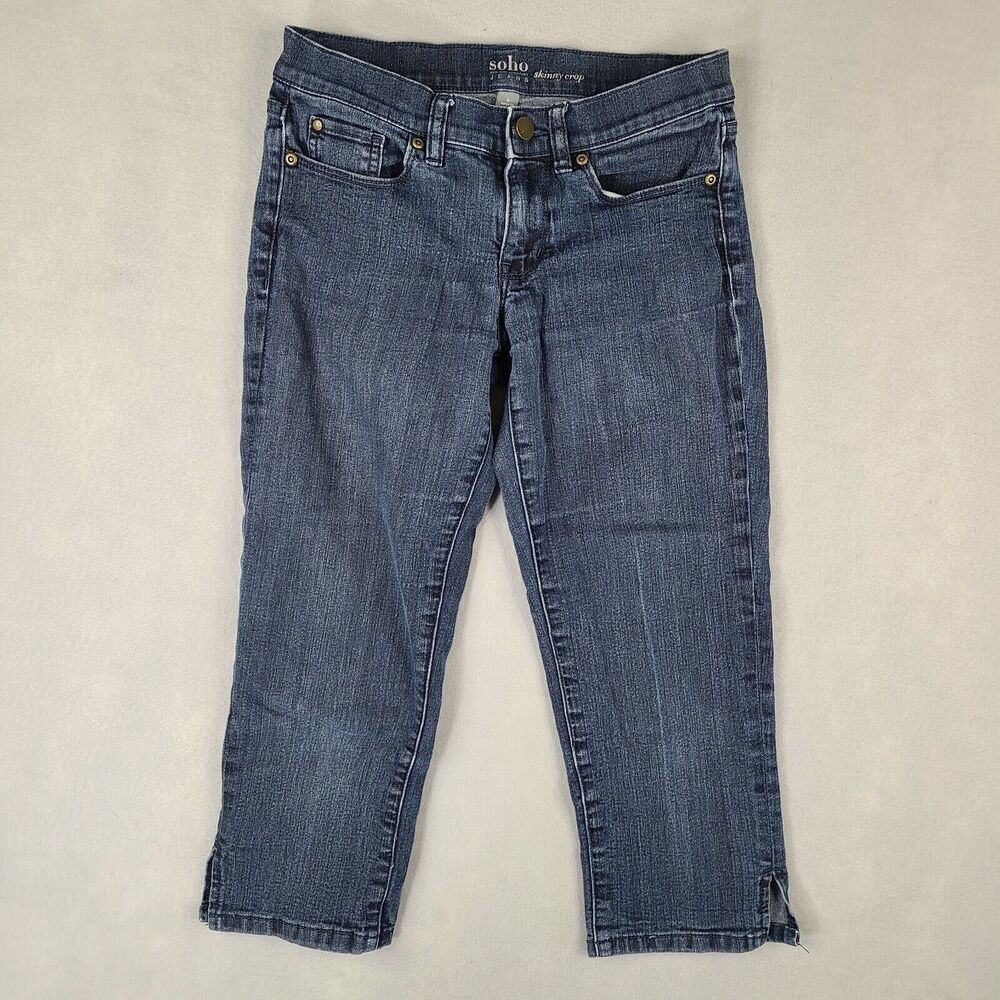 NY&C Soho Skinny Crop Jeans‎ Women's Size 0 (28x20) Low Rise Denim